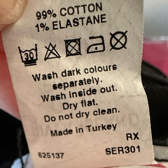 River Island Black Taylor Skinny Jeans/ Pants Faux Leather Trim NWT Size UK 10L - Picture 10 of 12